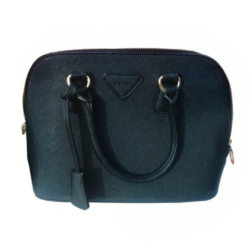 Black Drs. Satchel w/ Crossbody Adjustable Strap - Picture 2 of 8
